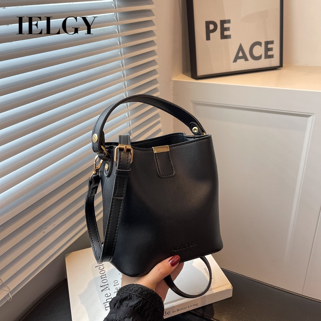 Túi Xách Cầm Tay Màu Trơn Phong Cách Phương Tây Thời Trang Mùa Xuân 2023 Mới Cho Nữ