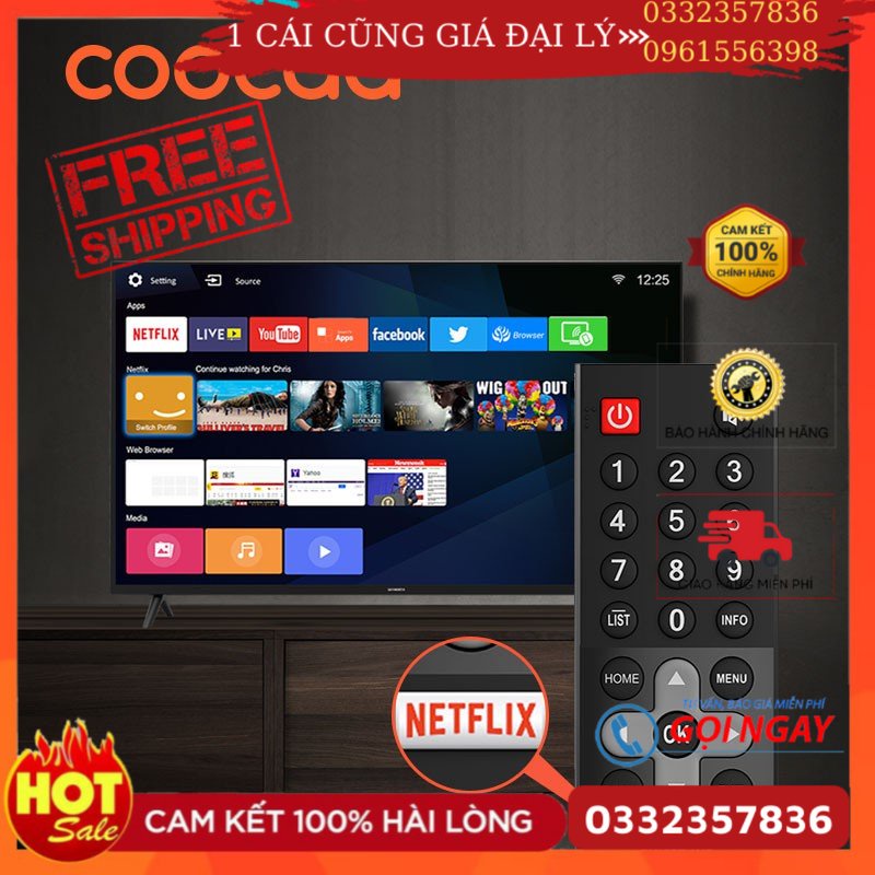 Smart Tivi Coocaa Android 10 - 50 inch 50S6G Pro Max- Mới Full Box | BigBuy360 - bigbuy360.vn