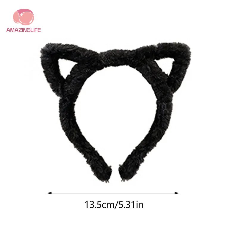 Băng Đô Tai Mèo Lông Xù Siêu Ngọt Ngào Thời Trang Cho Nữ / Bé Gái