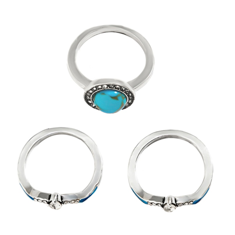 Bộ Nhẫn Đeo Khớp Ngón Tay Phong Cách Vintage Đơn Giản Cho Nữ