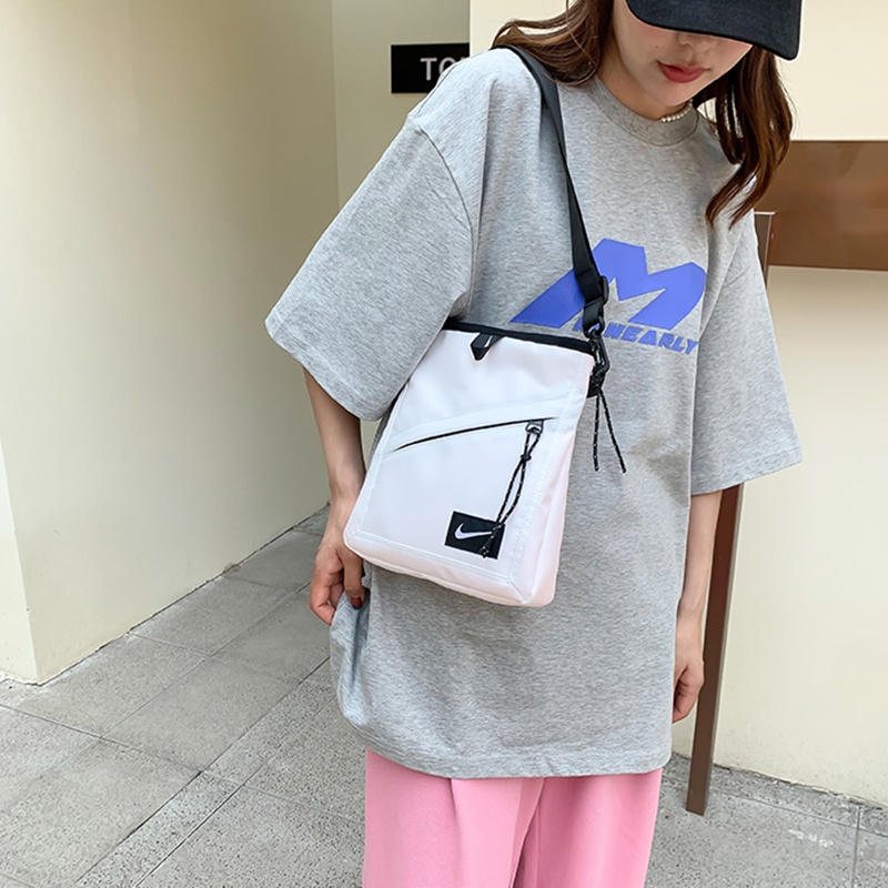 Túi Đeo Chéo Ni//ke Vai Thể Thao Nam Sinh Viên Hip-hop Du Lịch Nylon Cặp Đôi Thường
