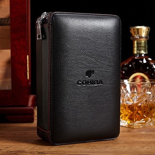 Bao da cao cấp Cigar Mini 4 điếu - Bao đựng Cigar Humidor