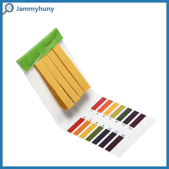 Set 80 Tờ Giấy Kiểm Tra Độ Ph Khoảng Cách Rộng 1-14 Ph Để Kiểm Tra Đất / Thức Ăn Cho Bể bơi / Chế Độ Kiêm Giám Sá