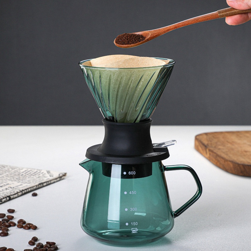 Kính Bình Thủy Tinh Đựng Cà Phê Nhỏ Giọt Hình Chữ V V02