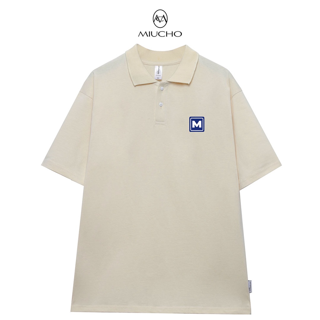 Áo polo nữ form rộng có cổ đẹp chất cotton form unisex PL034 Miucho basic | BigBuy360 - bigbuy360.vn