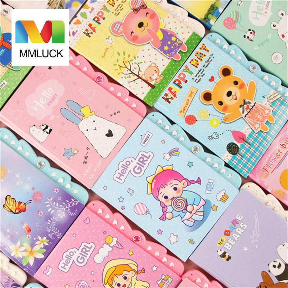 Mmluck Sổ Tay Nhật Ký Cỡ Nhỏ Có Khóa Mật Khẩu Hình Hoạt Hình Kawaii Cho Trẻ Em