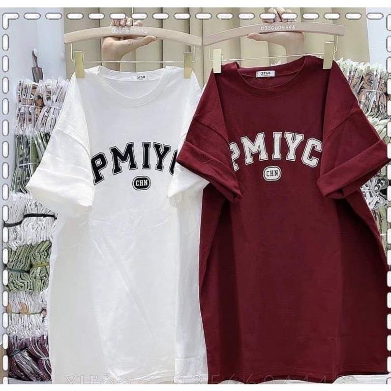 [ Rẻ Vô Địch ] Áo Thun 3158 Form Rộng Tay Lỡ Chất Cotton Khô PMIYC