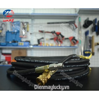 Dây 5m nối dài tay quay rửa xe có khớp nối nhanh