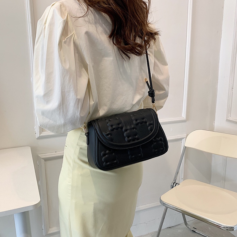 Mischa Túi Đeo Chéo Da PU Hình Vuông Màu Trơn Đơn Giản Phong Cách Hàn Quốc Hợp Thời Trang Cho Nữ