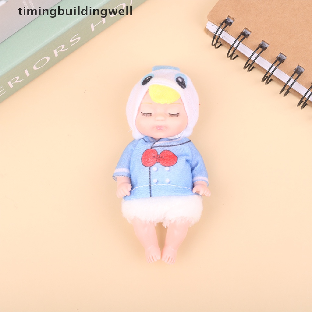 Búp Bê Đồ Chơi Mini 11cm Hình Động Vật Đang Ngủ Dễ Thương Cho Bé