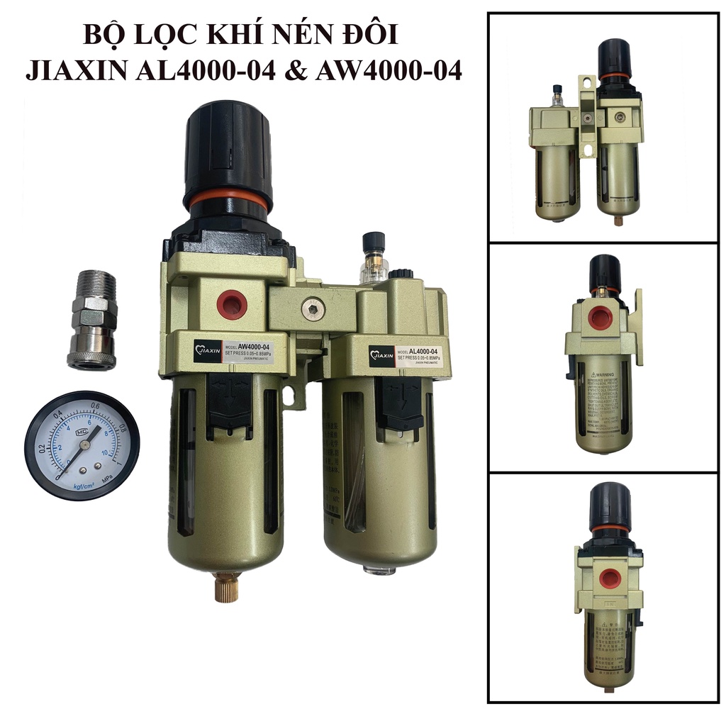 Bộ lọc nước máy nén khí đôi JIAXIN AL4000-04 AW4000-04