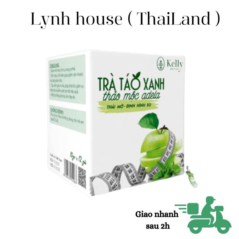 TRÀ TÁO XANH KELLY DETOX GIẢM MỠ