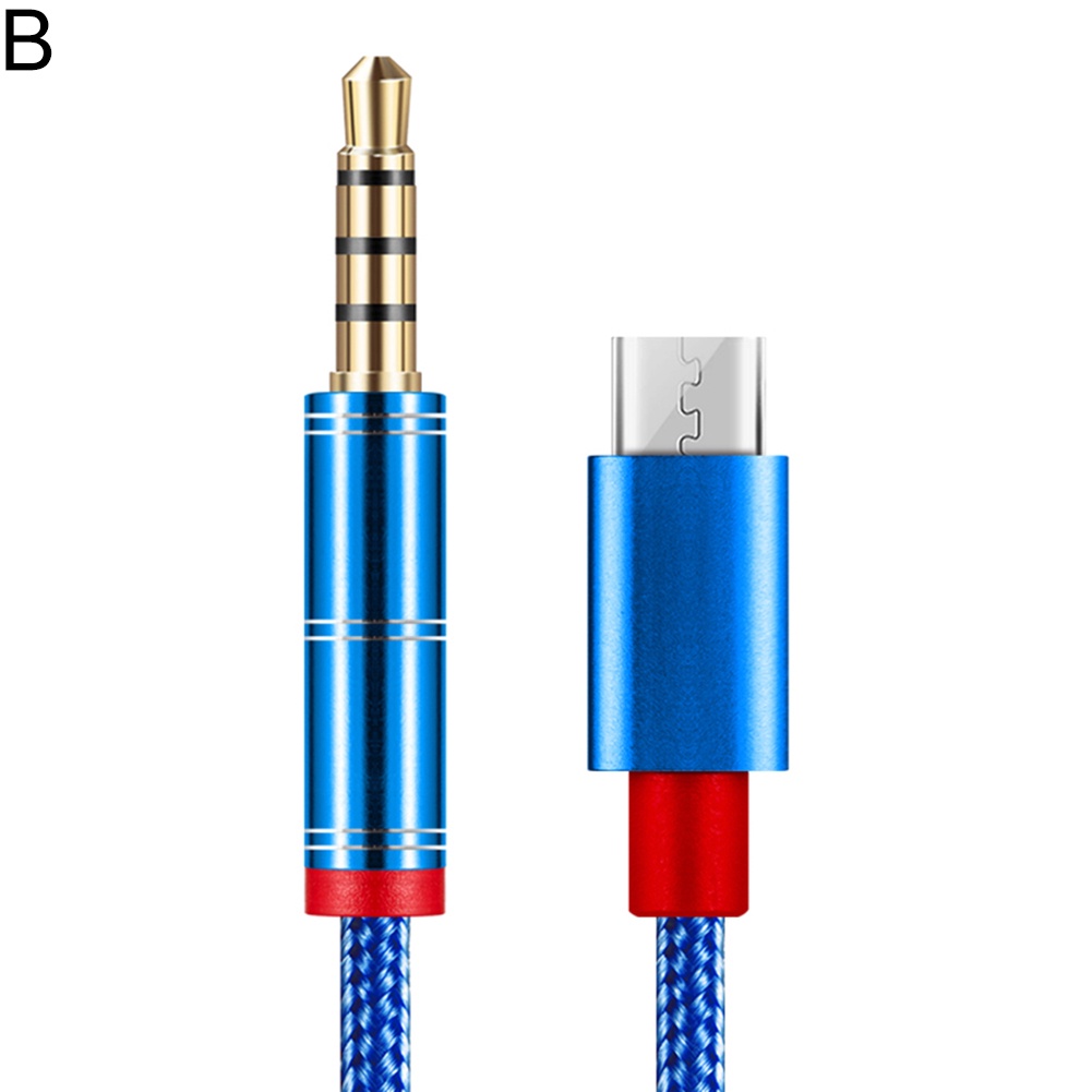 Cáp chuyển đổi LENOVO 1m đầu cắm Type-C sang 3.5mm cho loa xe hơi