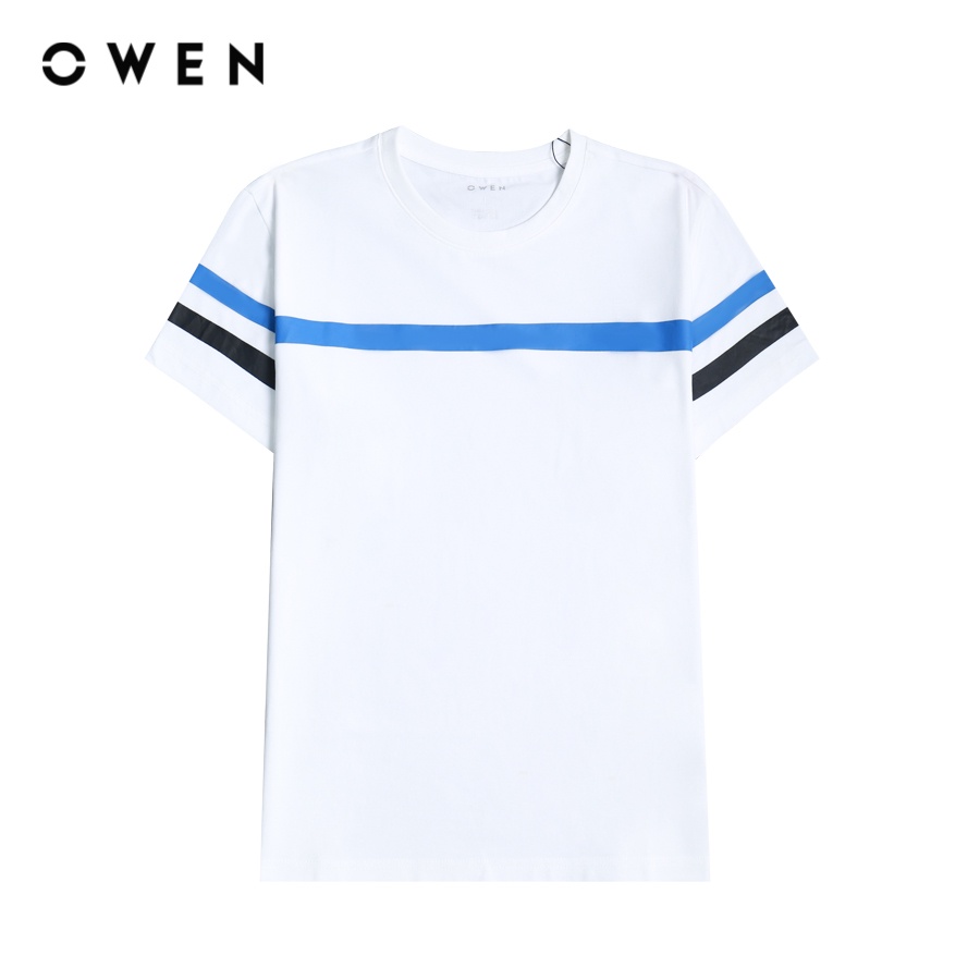 OWEN - Áo Tshirt ngắn tay Body Fit Trắng - TSN231433