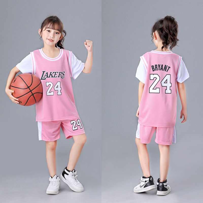 Bộ Đồ Thể Thao Thời Trang Cá Tính Năng Động Cho Nữ Bộ Đồng Phục Bóng Rổ Tay Ngắn 24 Kobe Jersey 2022 Mau Khô Phong Cách Mới Kích Thước Vừa Và Lớn Cho Trẻ Em
