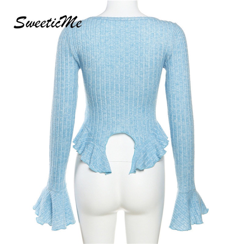 Áo Khoác Cardigan Tay Dài Cổ Chữ V Màu Trơn Thời Trang 2023 Dành Cho Nữ