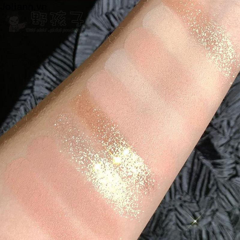 🎐Joliann🎐Bảng Phấn Mắt Màu Lì Và Màu Nhũ Kim Tuyến Trang Điểm Lâu Trôi