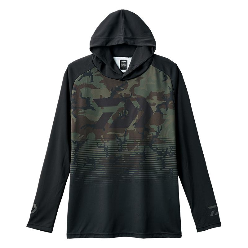 Áo DAIWA DAIWA Mùa Thu 2023 Tay Dài Có Mũ Trùm Đầu Khô Nhanh Chống Tia Uv Câu Cá Ngoài Trời Cho Nam