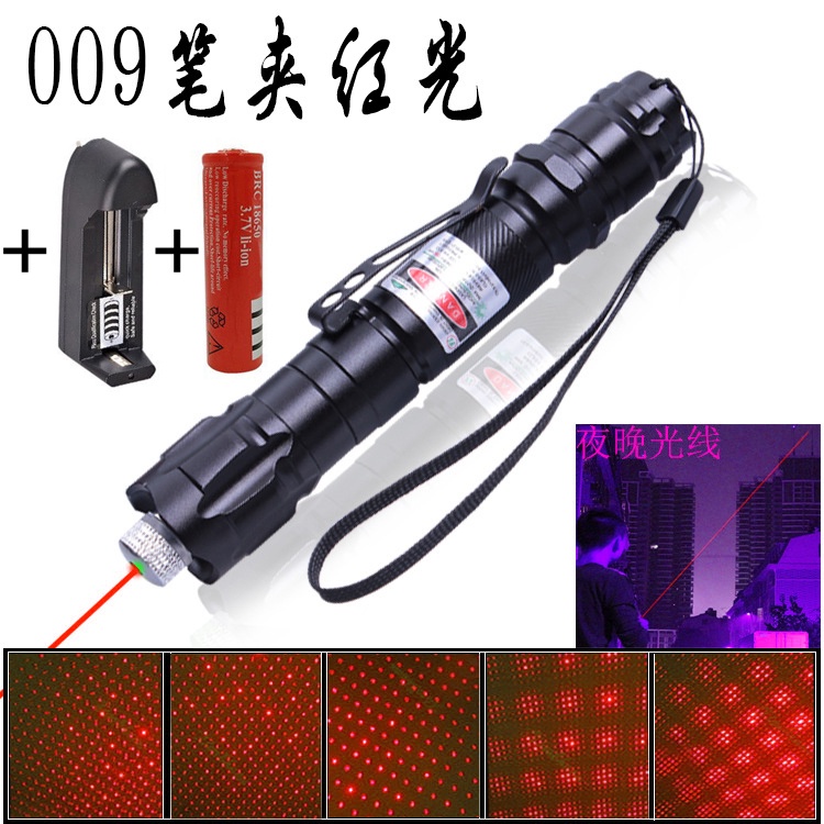 Đèn Pin Laser009 Đỏ Xanh Dương Tím Tím