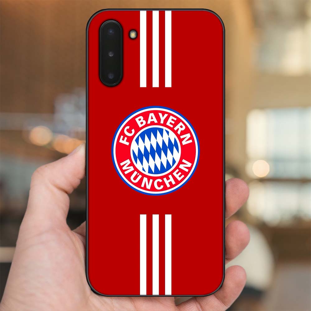 Ốp lưng Samsung Note 10 viền đen in hình CLB Bóng Đá Bayer Munich