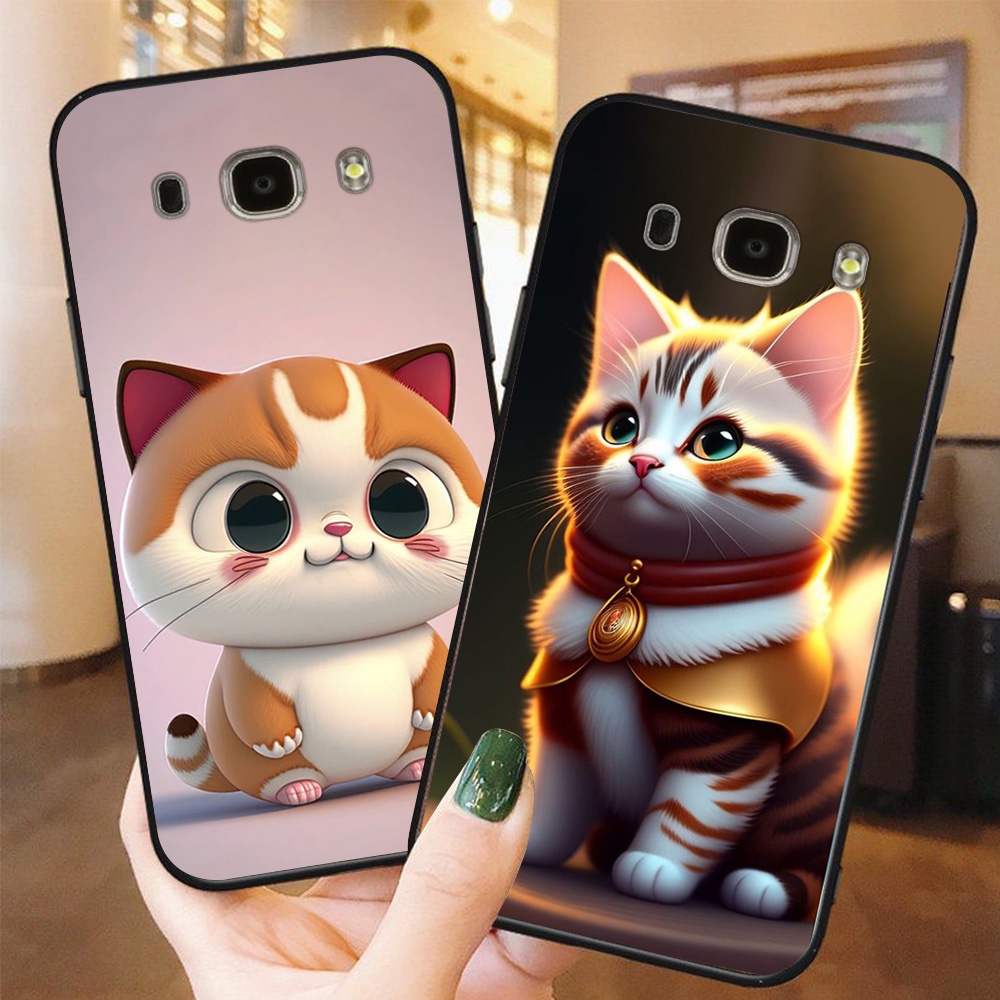 Ốp lưng Samsung J5 / ss J7 2016 / ss J510 / ss J710 in hình chú mèo cực cute dễ thương