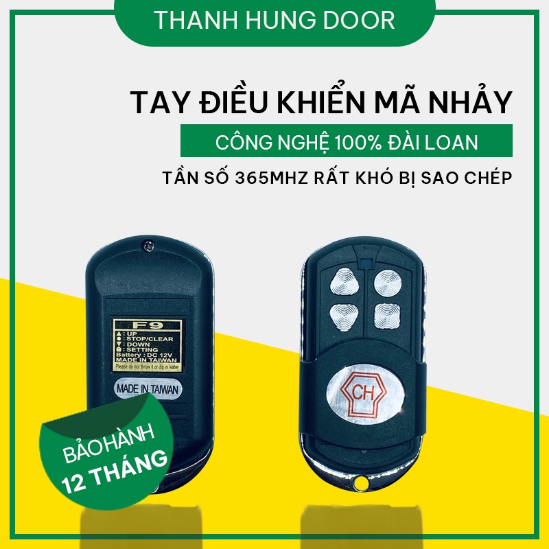 Điều Khiển Cửa Cuốn Hãng CH 365 Chống Sao Chép, Remote Cửa Cuốn Mã Nhảy An Toàn Và Đa Năng