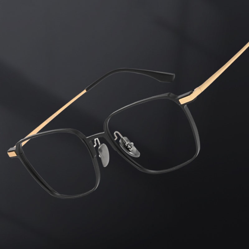 Kính Mát Gọng Kim Loại Siêu Nhẹ Phong Cách Retro Thời Trang Cho Nam