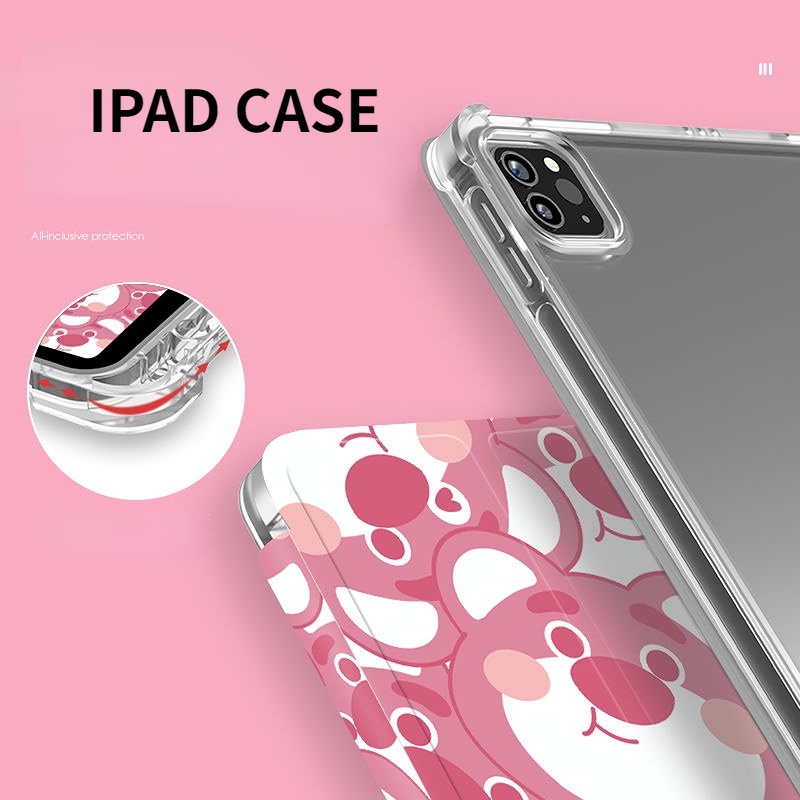 Ốp Máy Tính Bảng Túi Khí Chống Sốc Có Giá Đỡ Bút Cho iPad Air 4 / iPad 10.2 7 / 8 / 9 10.9 Air 4 / 5 2021 Pro 11 / Pro 12.9