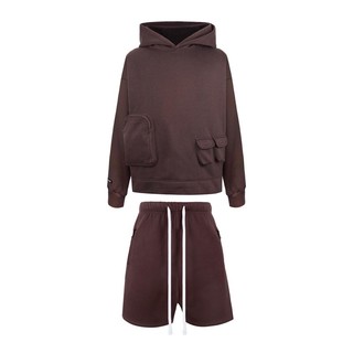 Quần Short Zip / Màu Mocha