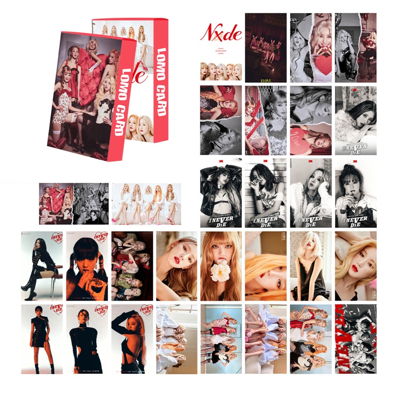 Set 30 Tấm Ảnh Lomo Card I-DLE Nxde TOMBOY Mi Yeon Minnie So-Yeon YUQI Shuhua