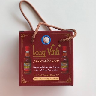 NƯỚC MẮM RƯƠI THƯỢNG HẠNG (HỘP 6 CHAI x 60mk)