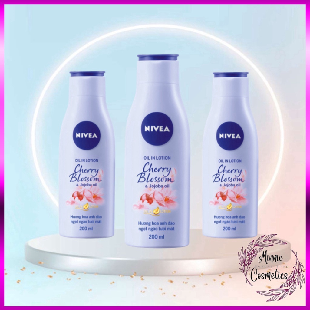 Sữa dưỡng thể Nivea Cherry Blossom hương hoa anh đào - Đức