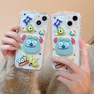 Ốp Điện Thoại Họa Tiết Monster University 3D Dành Cho iPhone 14 Pro Max 13 Pro Max 12 Pro Max 11