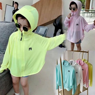 Áo Chống Nắng Cho Bé Gái Bé Trai - Áo Khoác Chống Nắng Trẻ Em Mùa Hè Cotton Lạnh Mát Thoáng Khí
