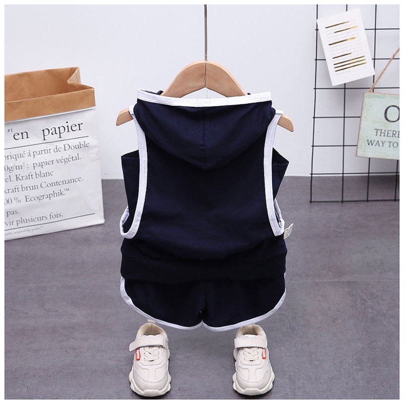 Hot trend | Bộ chữ A có nón phong cách unisex thời trang xịn xò cho bé yêu 8-18kg