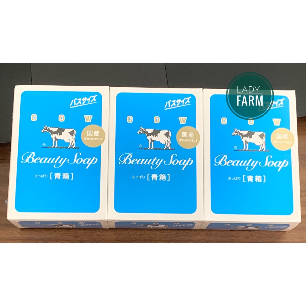 Xà phòng Cow Beauty Soap 3 hộp 130g*3 - Nhật Bản