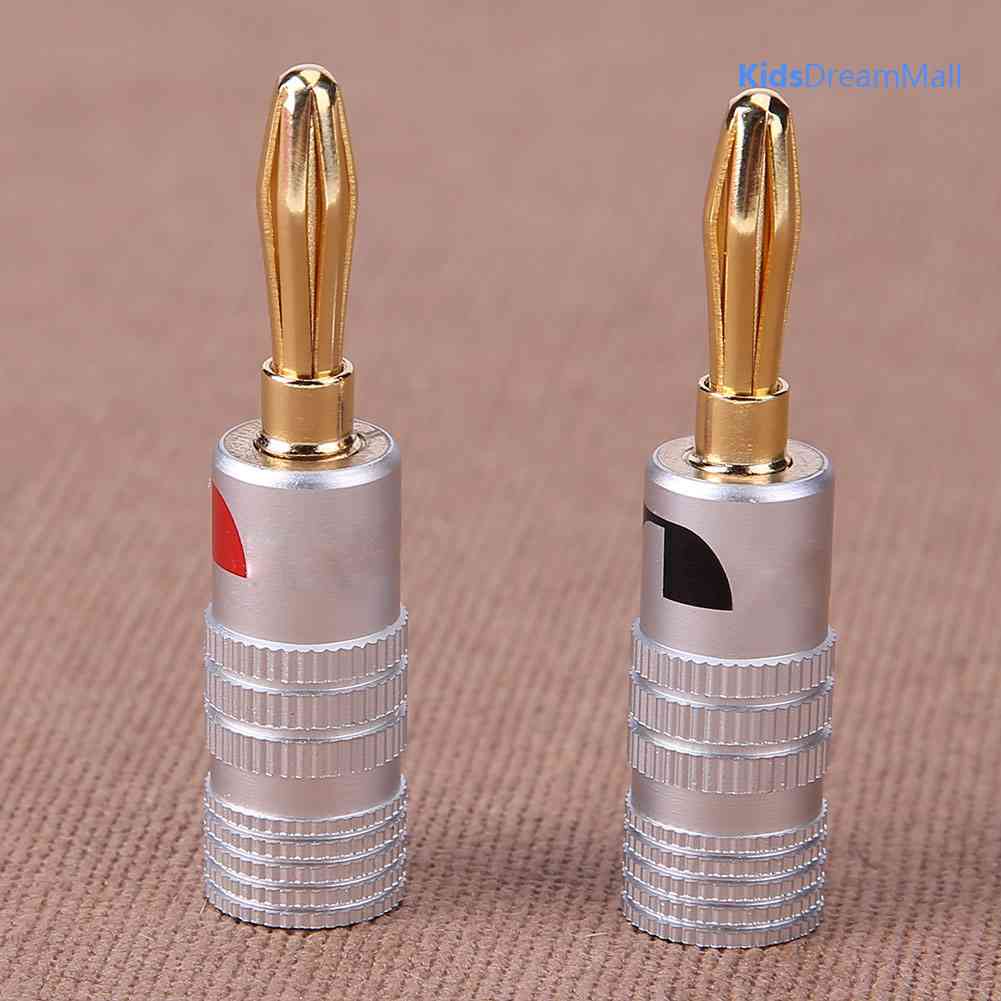 1 Jack Cắm Bắp Chuối Mạ Vàng 4mm