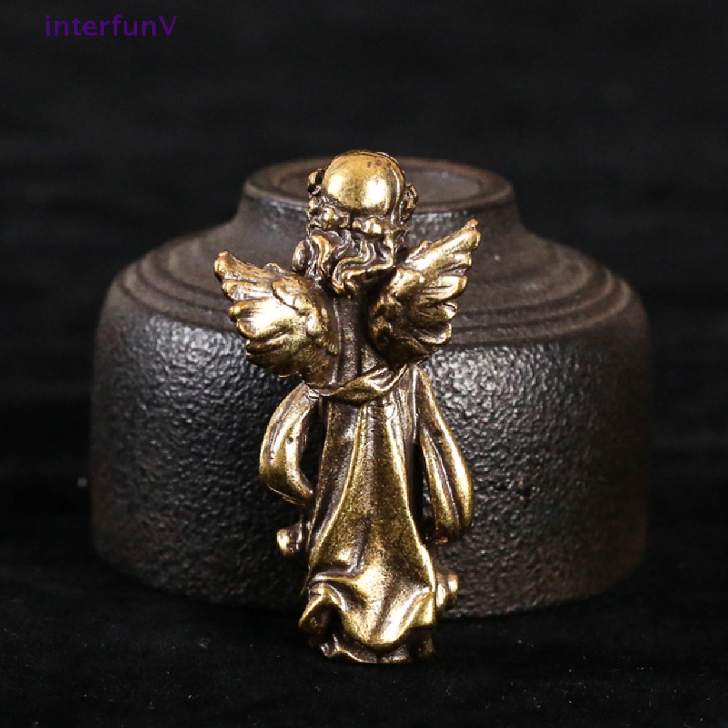 [InterfunV] Mô Hình Thiên Thần Bằng Đồng Thau Trang Trí Nhà Cửa [Mới]