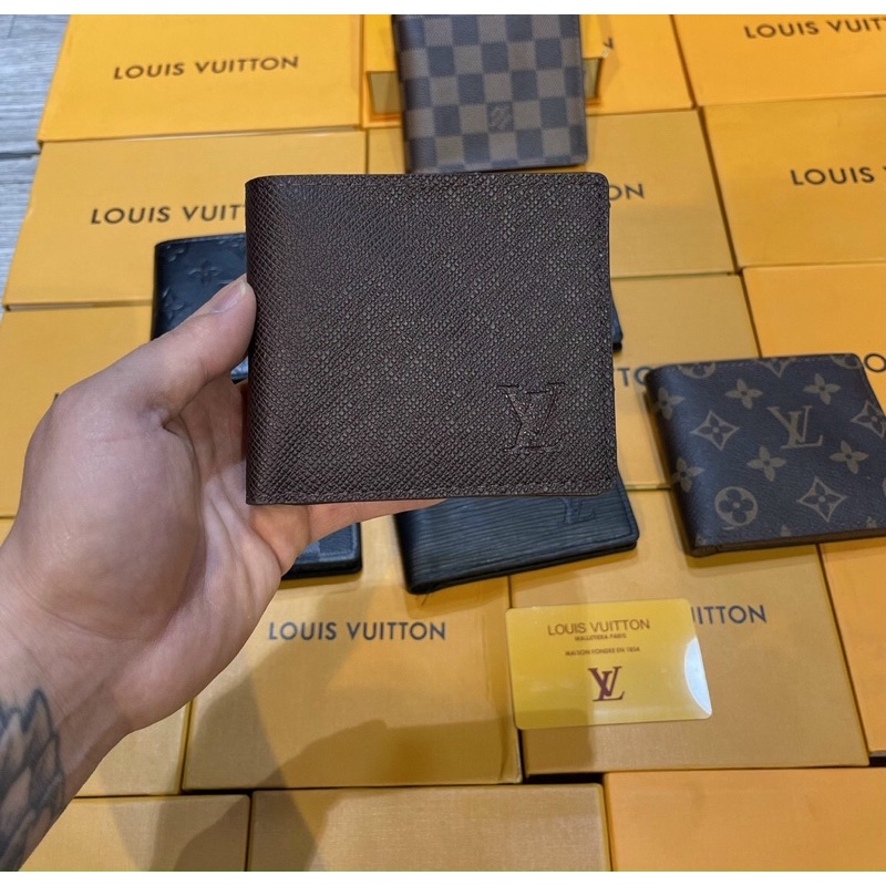 Ví gập nam Lv, gucci có sẵn
