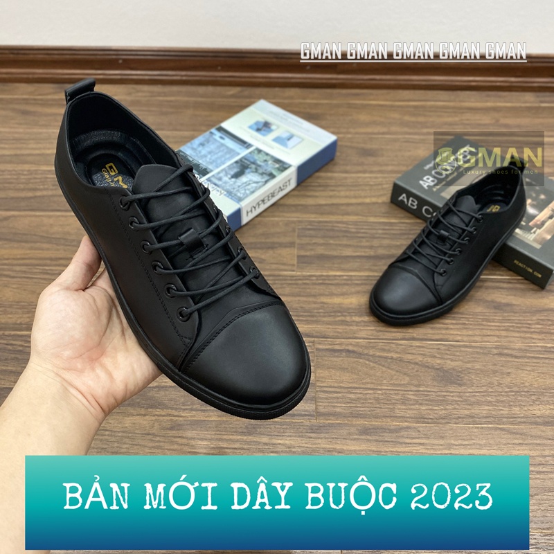 Giày buộc dây giày da nam cao cấp chất liệu da thật đế cao su khâu chỉ bảo hành 12 tháng TK0118