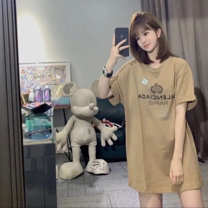 Áo Thun Cotton Balenci Nam Nữ Đang Hot