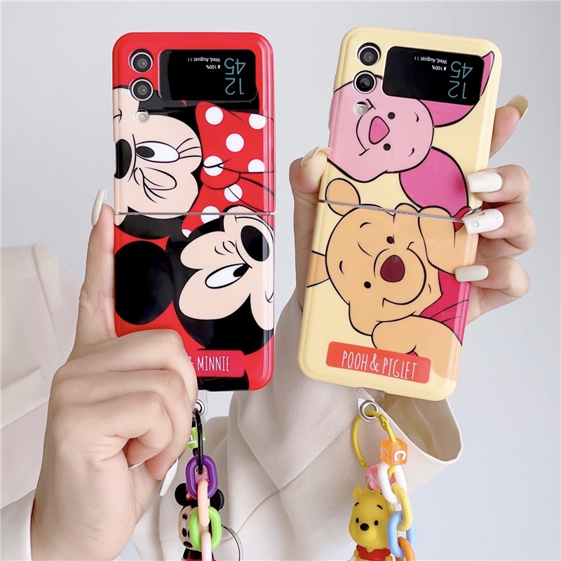 Ốp Điện Thoại IMD Mềm Chống Sốc In Hình Mickey Hoạt Hình Cho Samsung Galaxy Z Flip 4 3 5G Samsung Z Flip3 Flip4