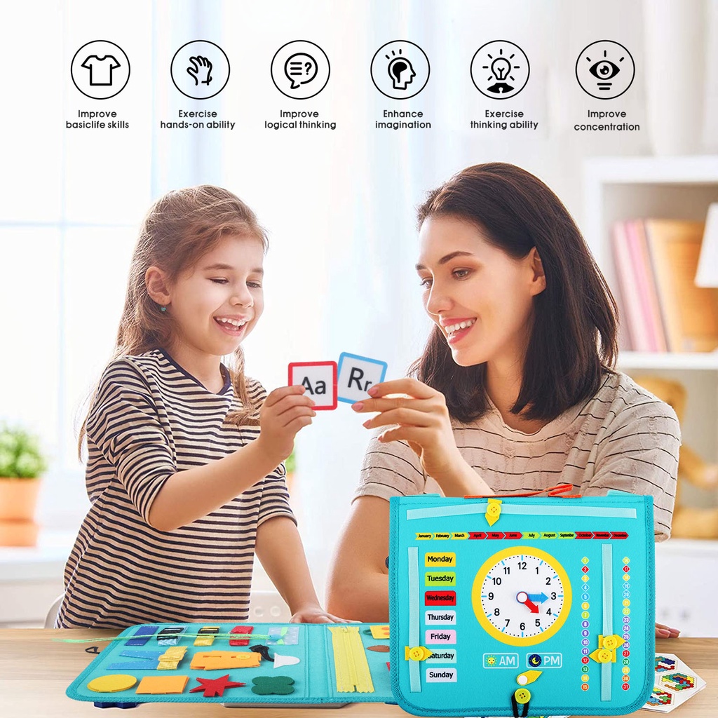 Jollybaby Bảng Đồ Chơi Montessoessori Dạy Học Cho Bé