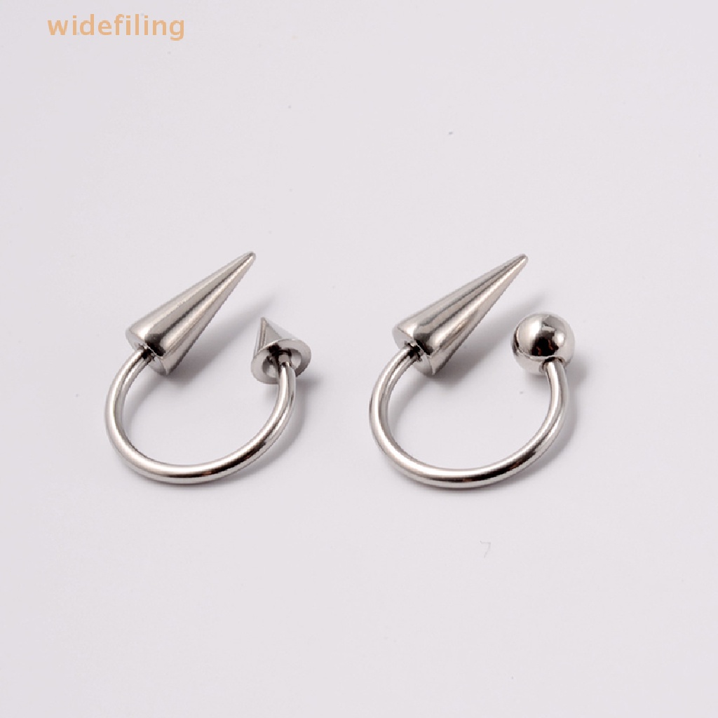 Khuyên Xỏ Mũi / Môi Bằng Thép Không Gỉ Phong Cách Gothic Thời Trang