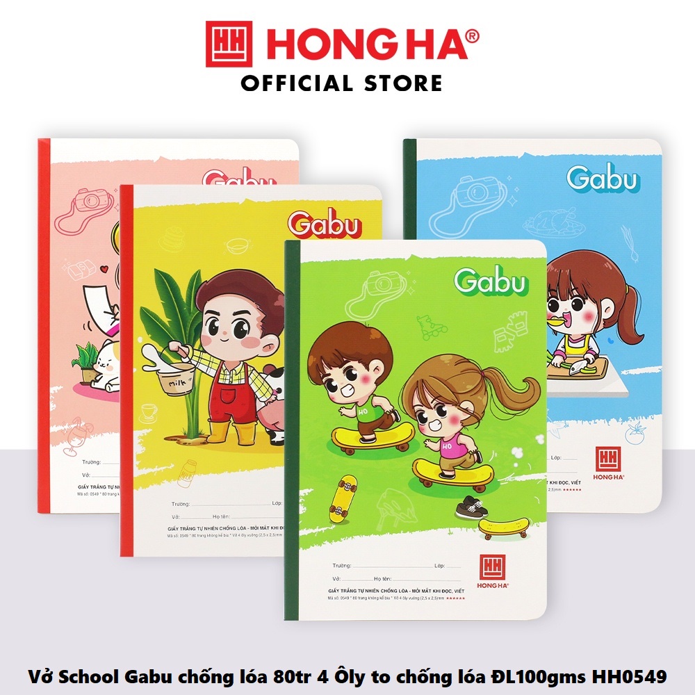 (Tổng hợp) Vở vở ôly - 4 Ôly/ 5 Ôly chống lóa, cấp 1 Hồng Hà, Phúc Thịnh, các mẫu bán chạy - vpp Diệp Lạc (sỉ/lẻ)