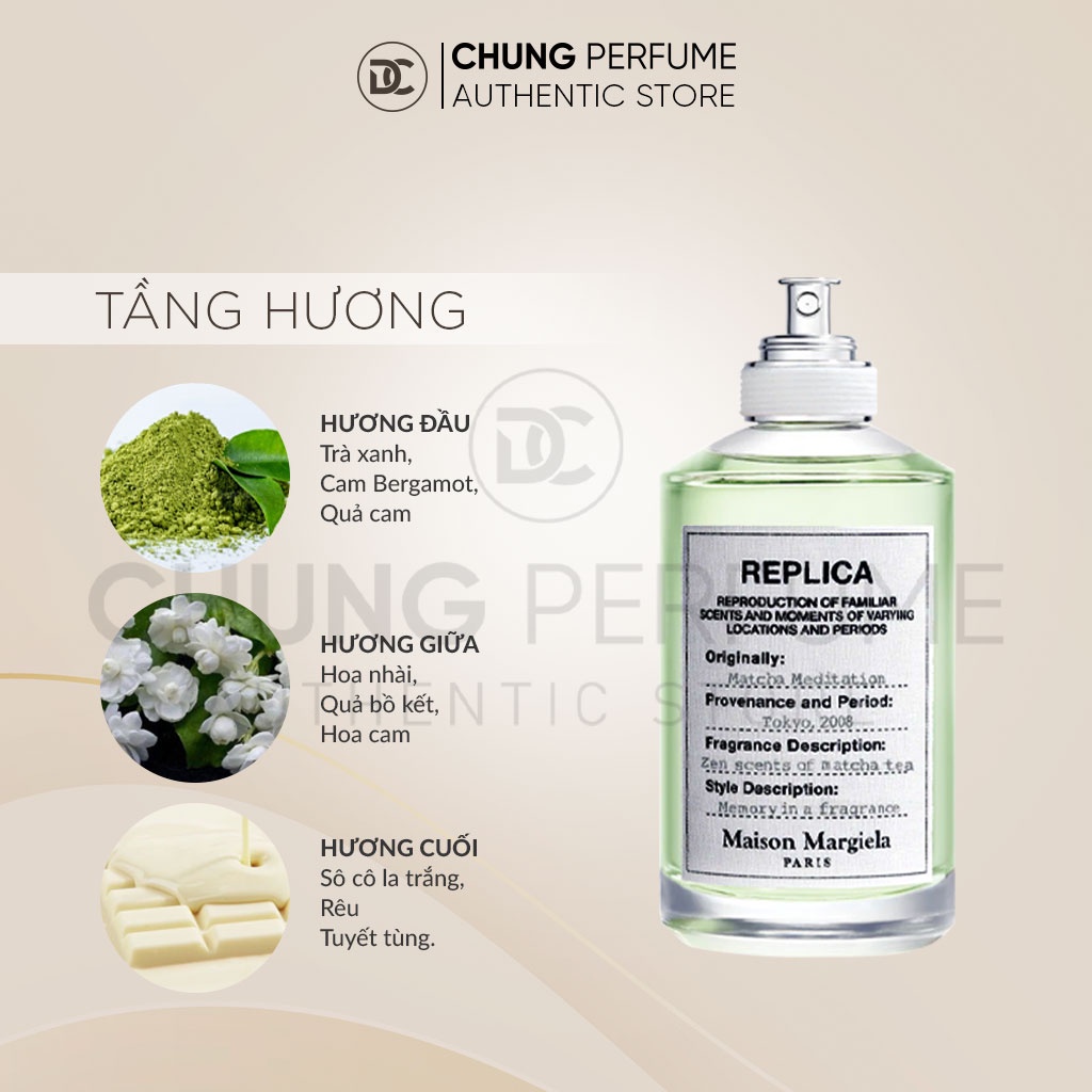 Nước hoa Unisex Replica Matcha Meditation mẫu thử 2ml 5ml 10ml
