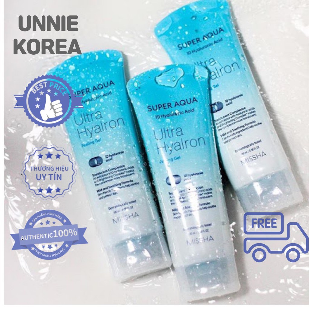 TẨY TẾ BÀO CHẾT MISSHA SUPER AQUA ULTRA HYALRON PEELING GEL
