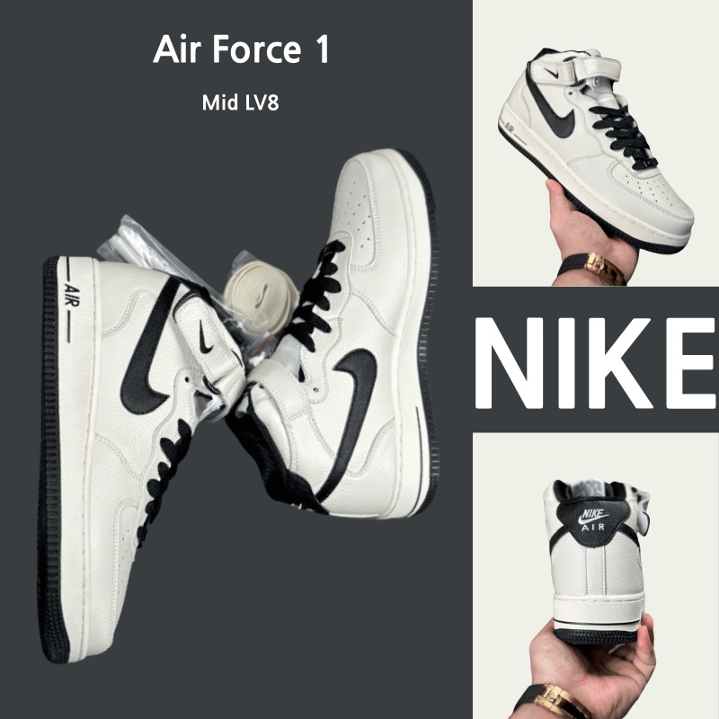 （Sản phẩm chính hãng）Giày thể thao nam nữ giày Nike Air Force 1 Mid LV8 PA0920 308