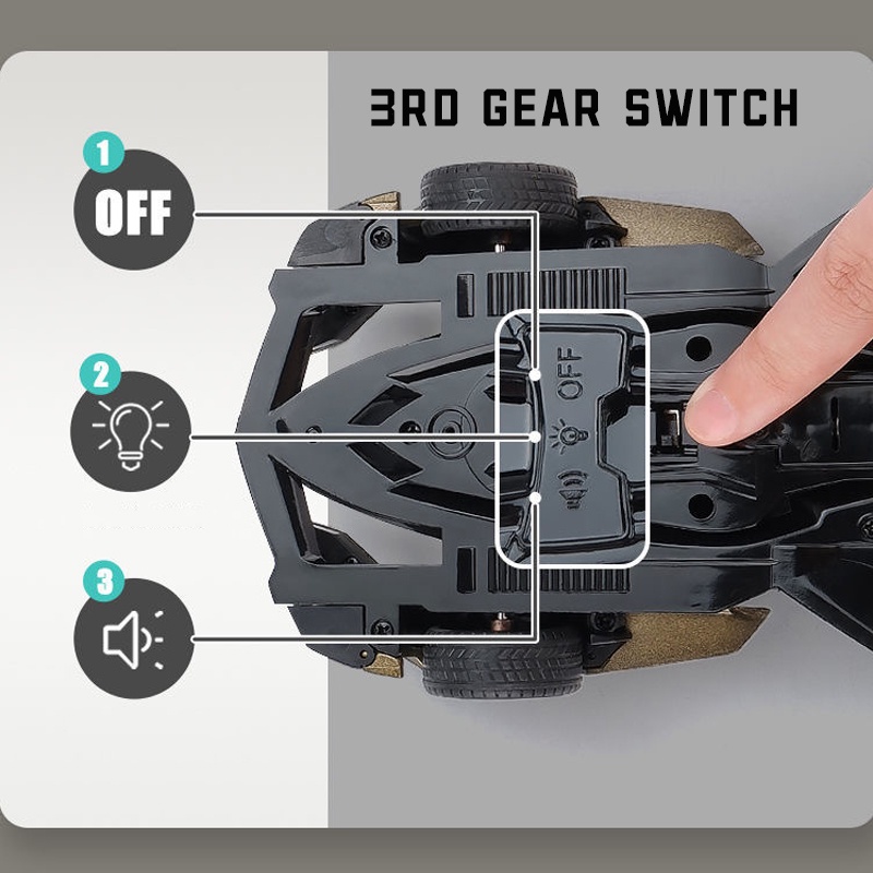 Mô Hình Xe Hơi Lamborghini V12 GT Bằng Hợp Kim Tỉ Lệ 1: 24 Có Đèn Và Nhạc Cho Bé Trai