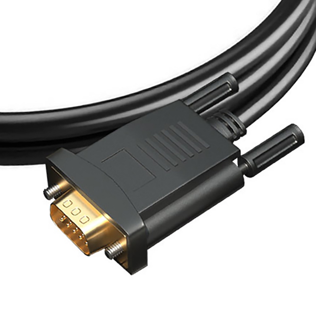 Cáp chuyển đổi LENOVO mini 1.8m độ phân giải cao 1080P Type-C 3.1 sang VGA USB-C cho máy chiếu